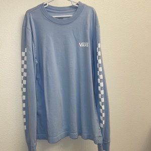 Vans Long Sleeve- Baby Blue